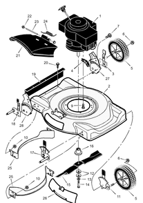 Part Location Diagram of F-020447L Murray Book, Instruction